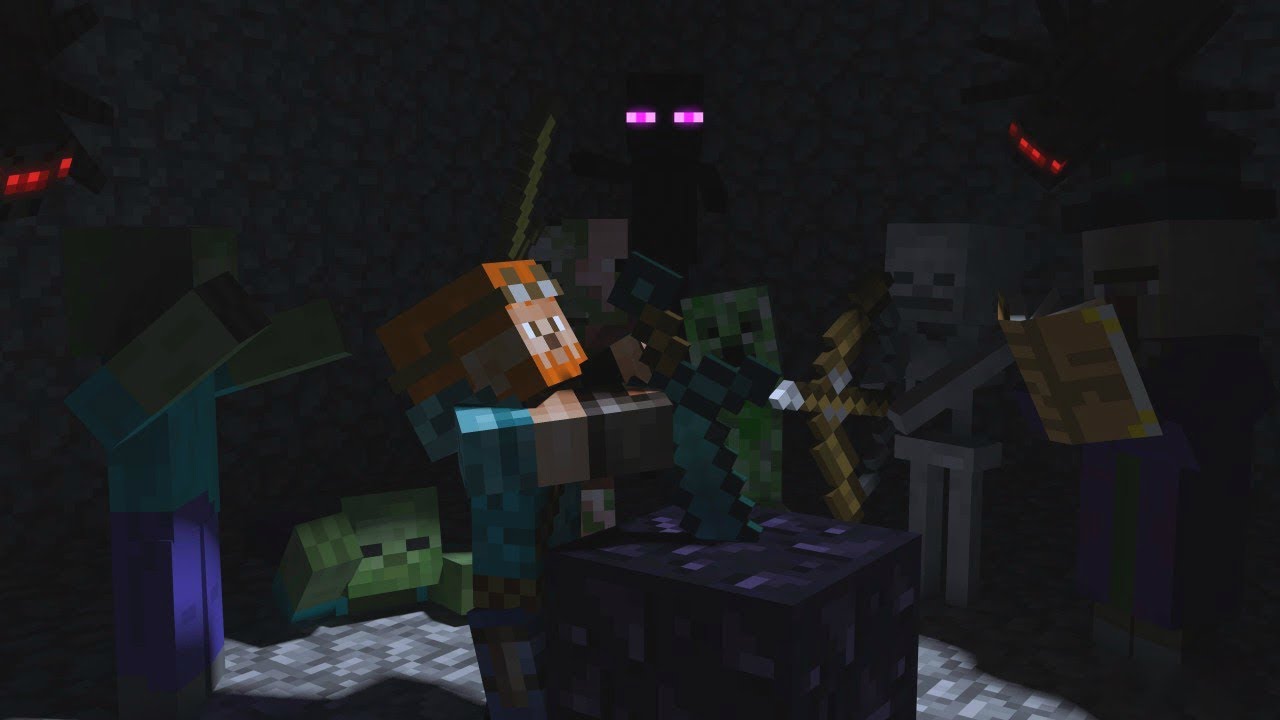 (5) Mistä näitä monstereita sikiää!? - Minecraft Survival 2017