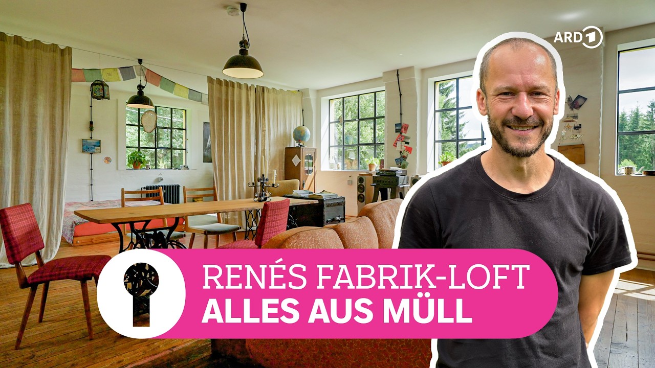 Alte Instrumenten-Fabrik im Wald zum Vintage-Loft umgebaut | ARD Room Tour