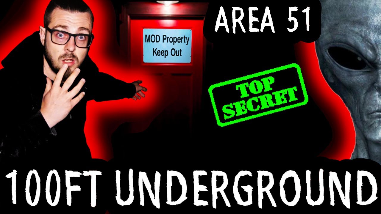 AREA 51 IS NO JOKE SECRET UNDERGROUND BURLINGTON BUNKER RED DOOR