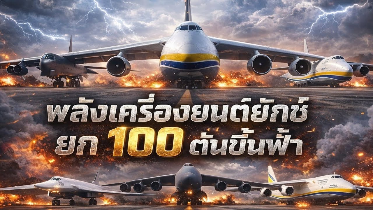 พลังเครื่องยนต์ยักษ์ยก 100 ตันขึ้นฟ้าหรือ
