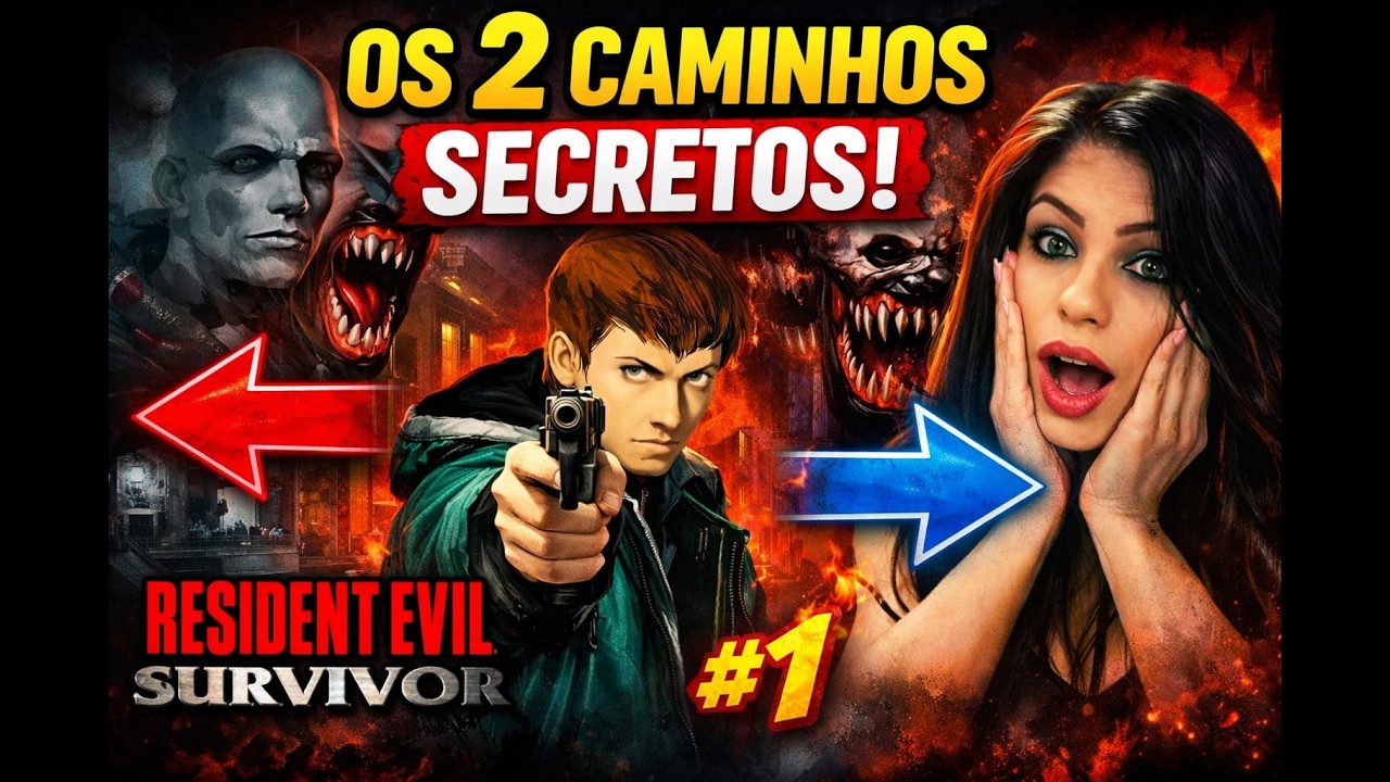 LIVE RESIDENT EVIL; SURVIVOR DE PS1/EXPLORANDO TODOS OS CAMINHOS+BATE PAPO