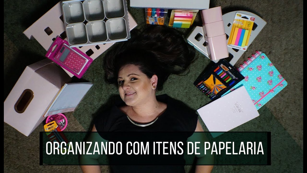 Como organizar a casa usando itens de papelaria | Organização é vida | Como organizar