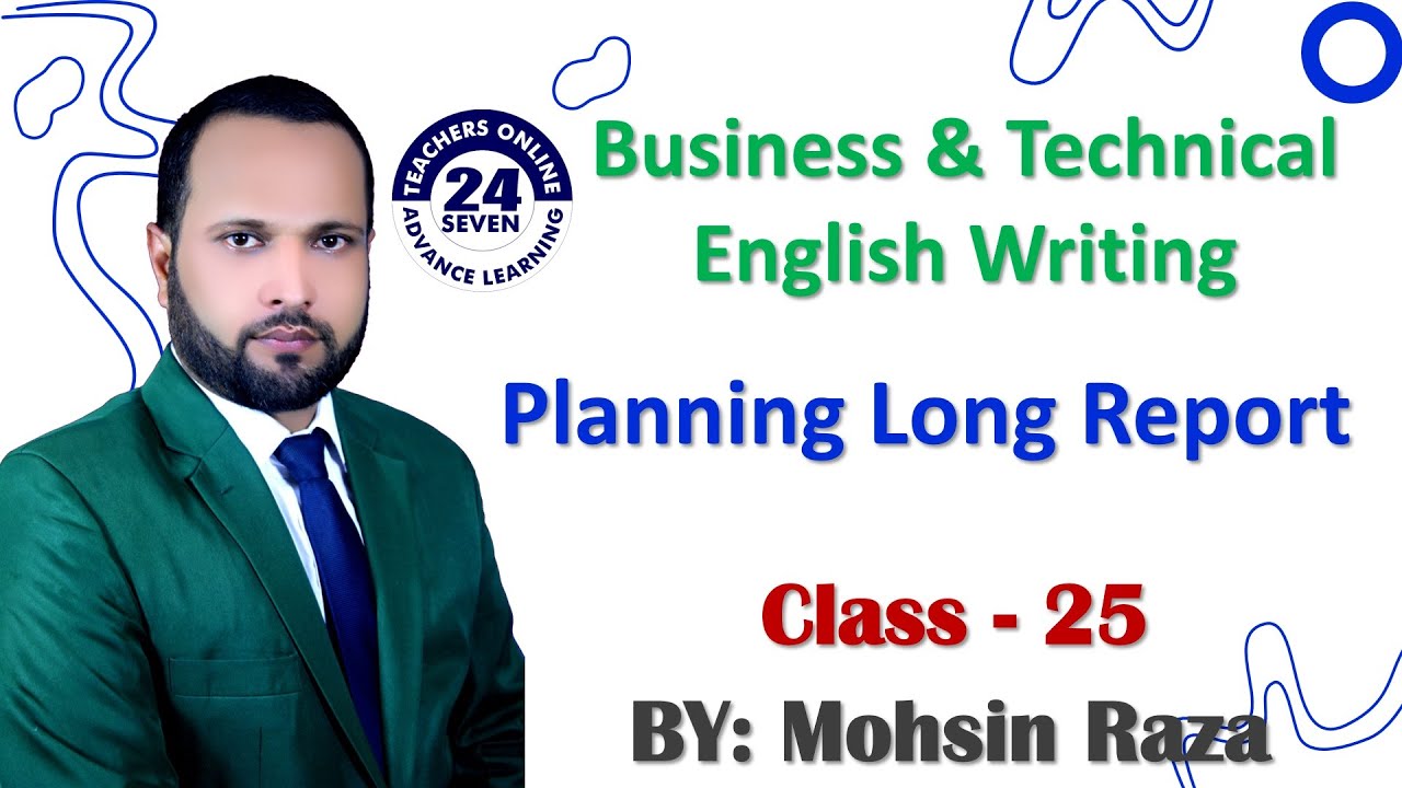 ENG201 Short Lecture - 25 | VU Short Lecture | Planning Long Reports in (Urdu / Hindi)
