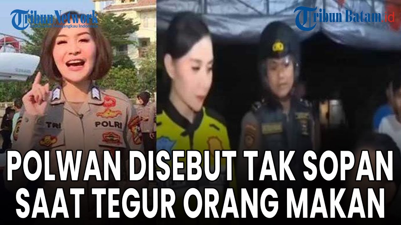 Briptu Putri Sirty Cikita Polwan Tak Sopan saat Tegur Orang Makan