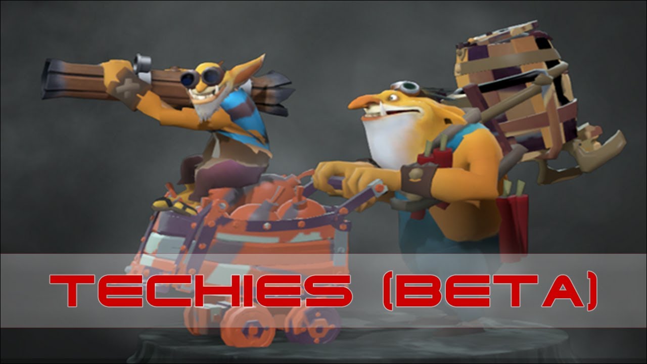 Goblin Techies beta gameplay [Techies beta model]