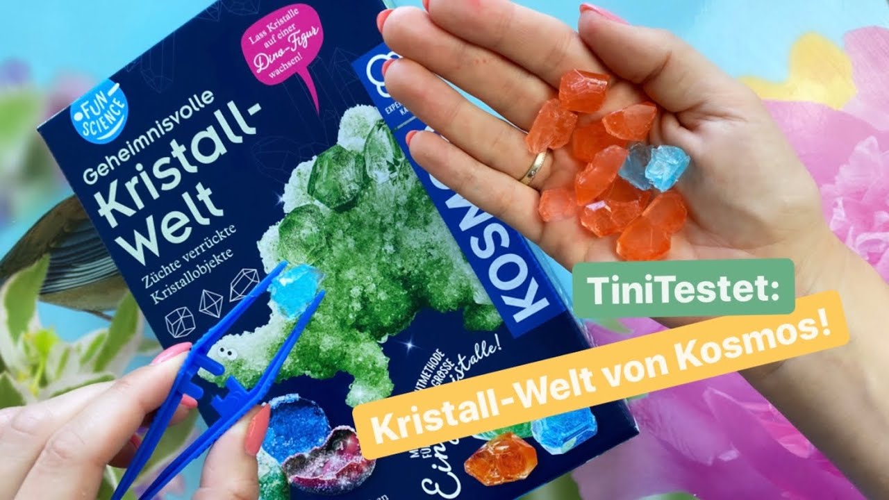 TiniTestet: Kristalle züchten von Kosmos! 💫 Teil1  - Das Ergebnis ist der Hammer! 😮