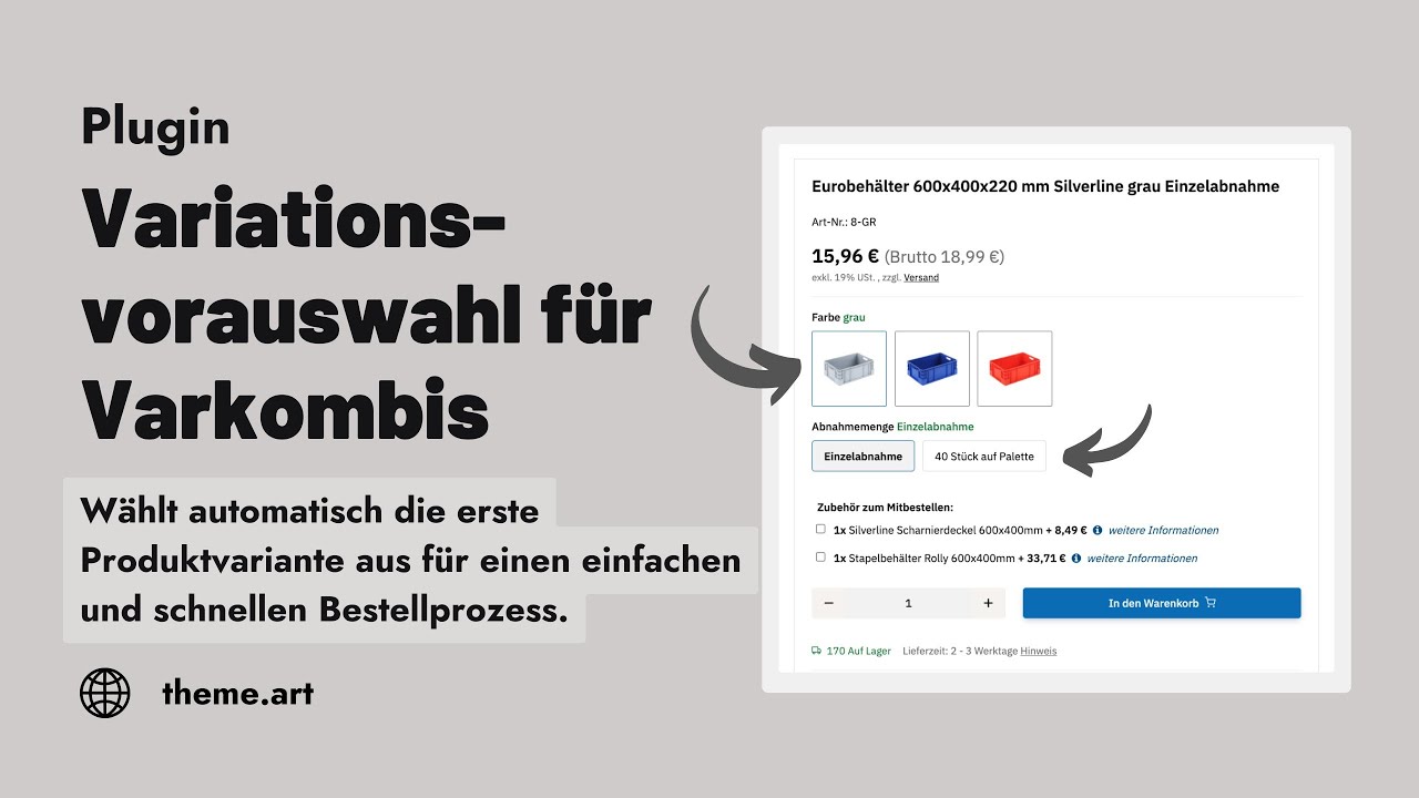 Automatische Variationsvorauswahl f&uuml;r Varkombis im JTL-Shop