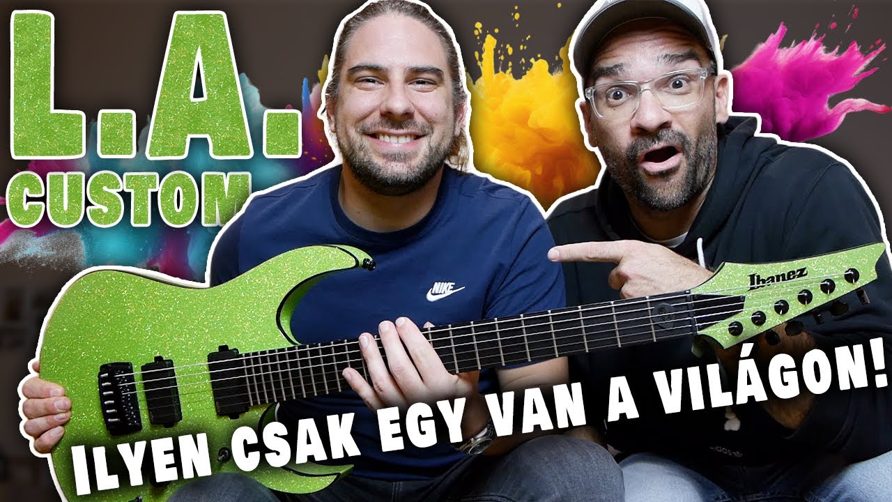 Bodor Máté új LA Custom Shop Ibanez gitárja – Te is megnézheted élőben!