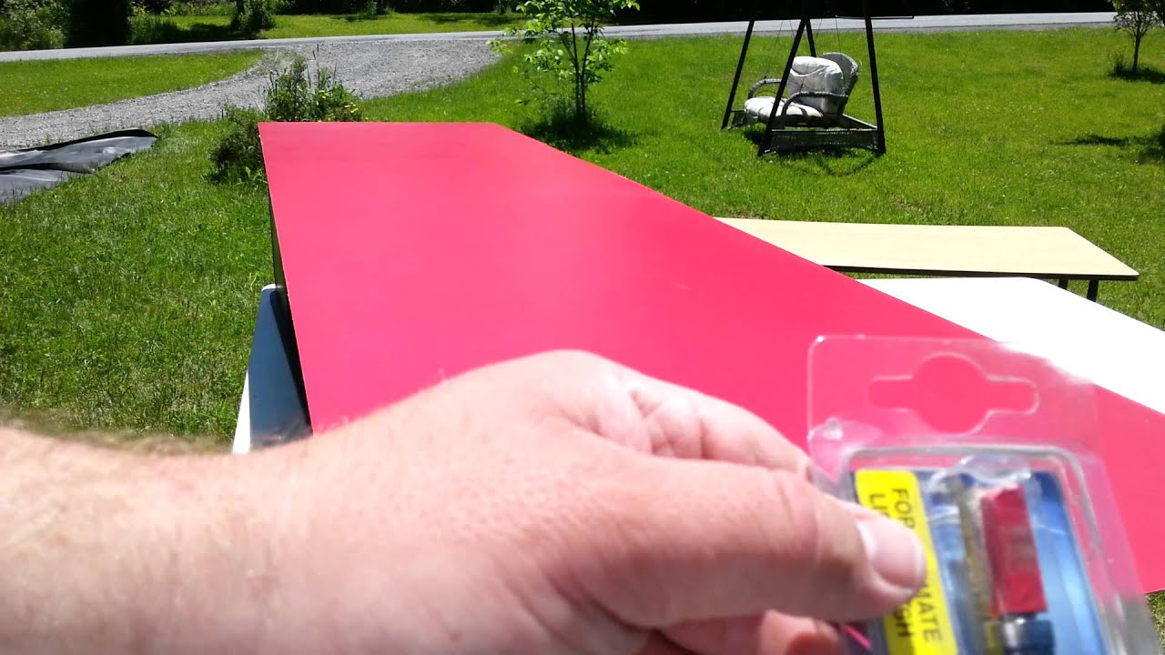 Virtual Boy Arcade Cabinet: Applying Formica and T-Molding