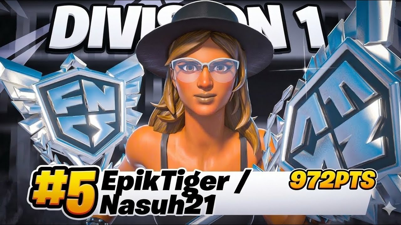 5th place FNCS division 1 opens 🏆 972 points!!