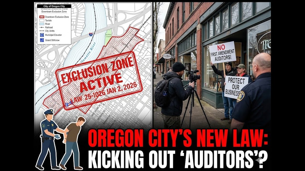 В городе Орегон-Сити создана зона гражданского отчуждения для защиты бизнеса и граждан... МОШЕННИ...