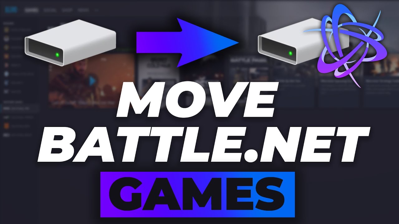 Как перенести Battle.net/игры Blizzard на другой диск