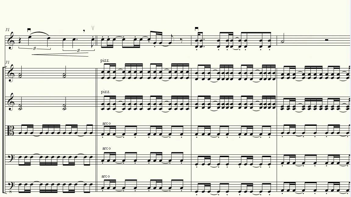 Over The Rainbow (for string orchestra)