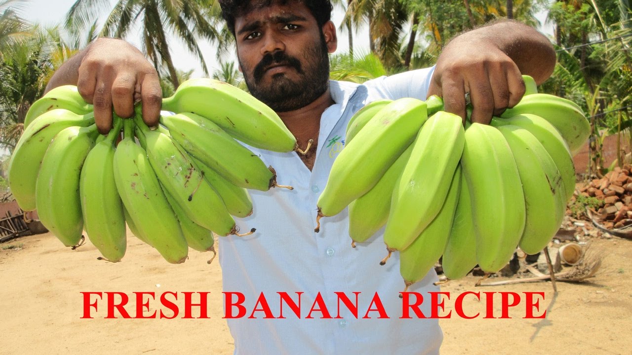 Cooking Fresh BANANA RECIPE in My Village | Two Variety Recipe | VILLAGE FOOD