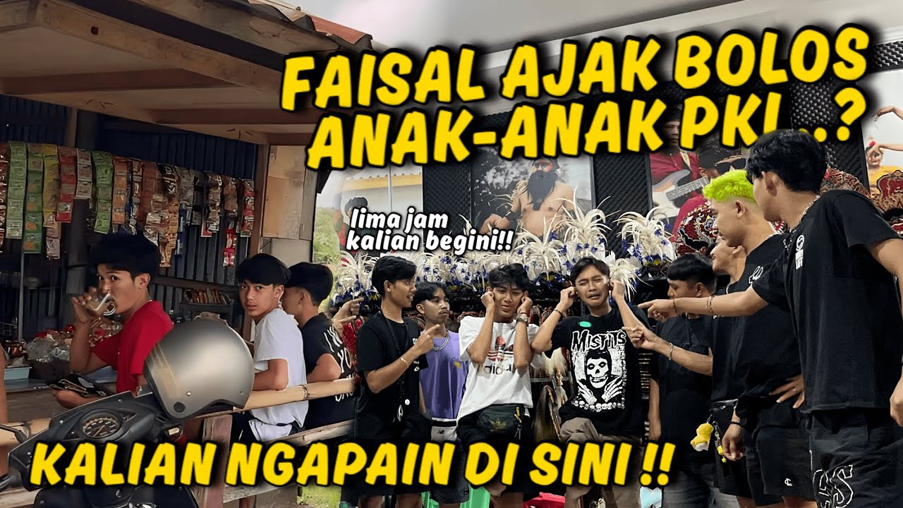FAISAL DAN ANDIKA MENGAJAK ANAK PKL BOLOS DI WARUNG KOPI !! Kita Aduin Ke Tim.