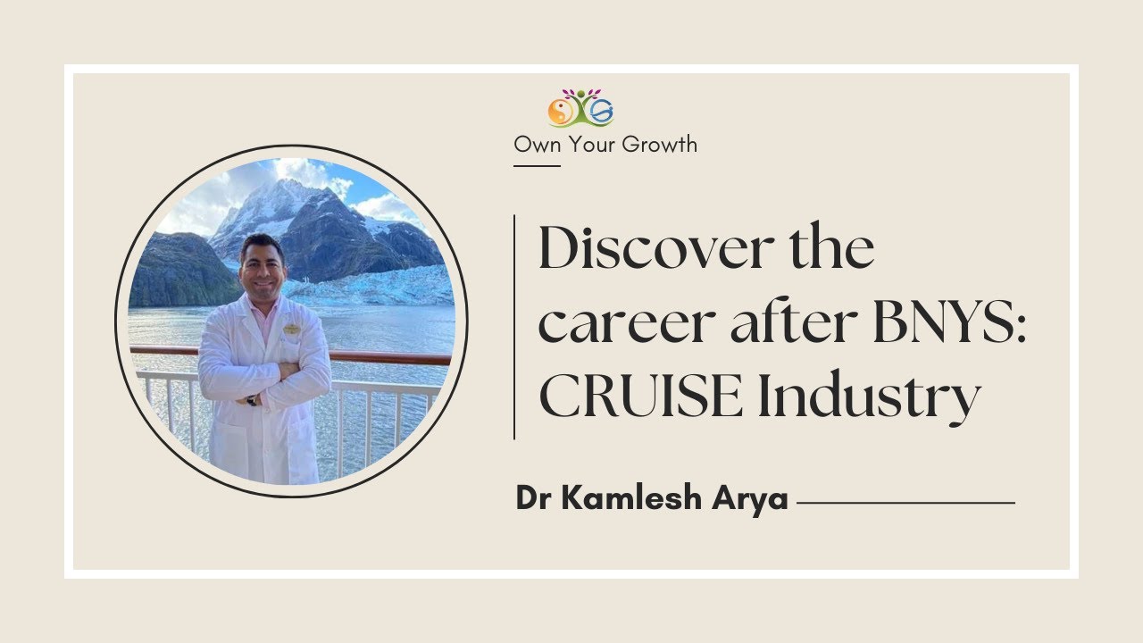 230th OYG Session | Discover the career after BNYS:CRUISE Industry | Dr Kamlesh Arya | Acupuncturist