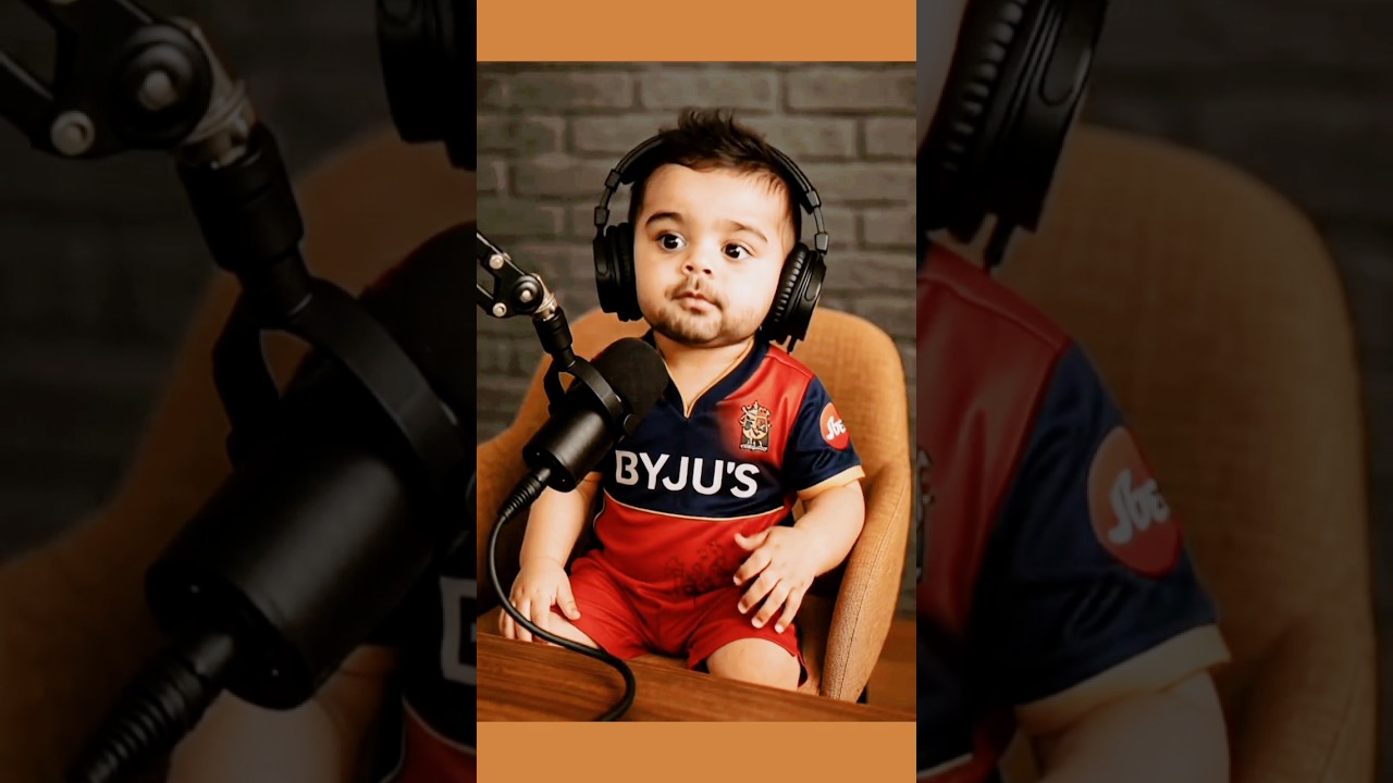 baby virat kohli funny video viral shot baby interview