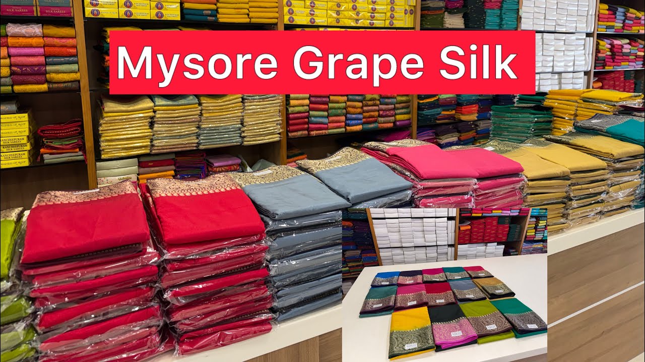 மைசூர் சில்க் Semi Mysore Grape Silk Saree Rs 580 Whatsapp6383292988 #elampillai #saree #trending