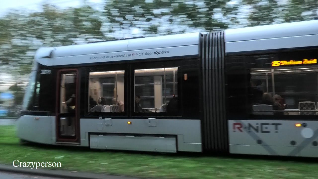 New CAF Urbos 100 15G Tram Amsterdam Zuidas - Autumn 2022