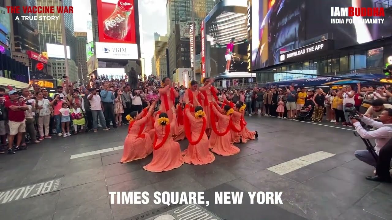Nasadiya Sukta - #TheVaccineWar #ATrueStory  | Time Square Flashmob | Vivek Agnihotri Pallavi Joshi
