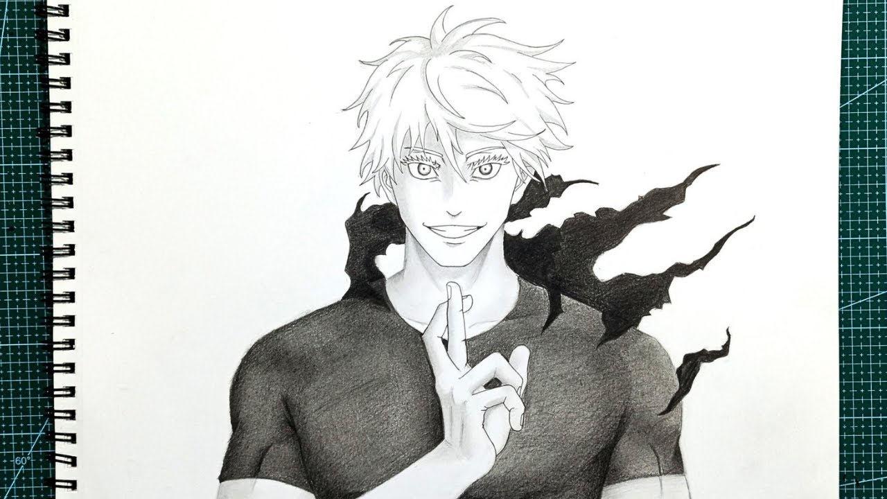 How to draw Satoru gojo from JJK