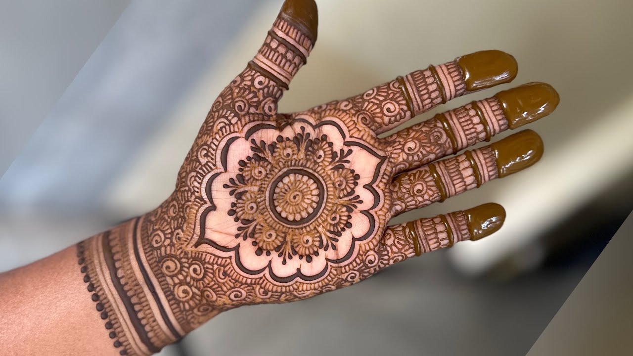 Beautiful Mandala Mehndi Design for Front Hand 2026 || mandala henna design