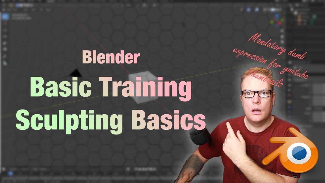 [Blender] Beginner training #7 Getting started with sculpting