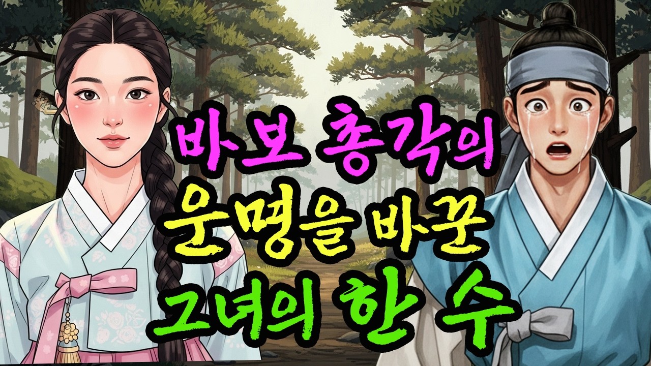 멍청한 총각을 구한 지혜로운 그녀의 한 수  | 야담 | 민담 | 옛날이야기 | 오디오북  |  설화  | 전설