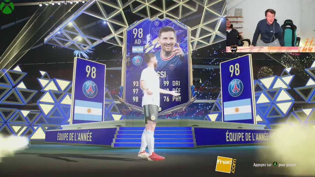 LIONEL MESSI  TOTY IN THE PACK FIFA 22