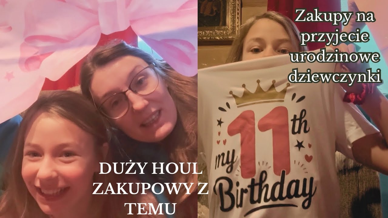 Otwórzcie z nami paczki z Temu na 11 urodziny Celinki!🥳