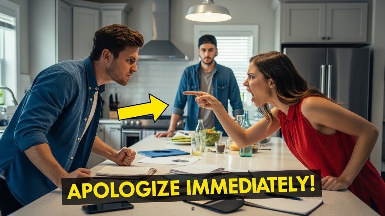 My Wife Yelled “Apologize to My Stepson or Divorce!” I Said 3 Words and Left. Days Later…