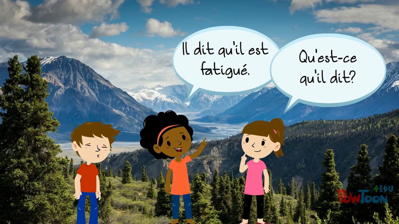 Paroles rapportées_Exercices discours direct et indirect