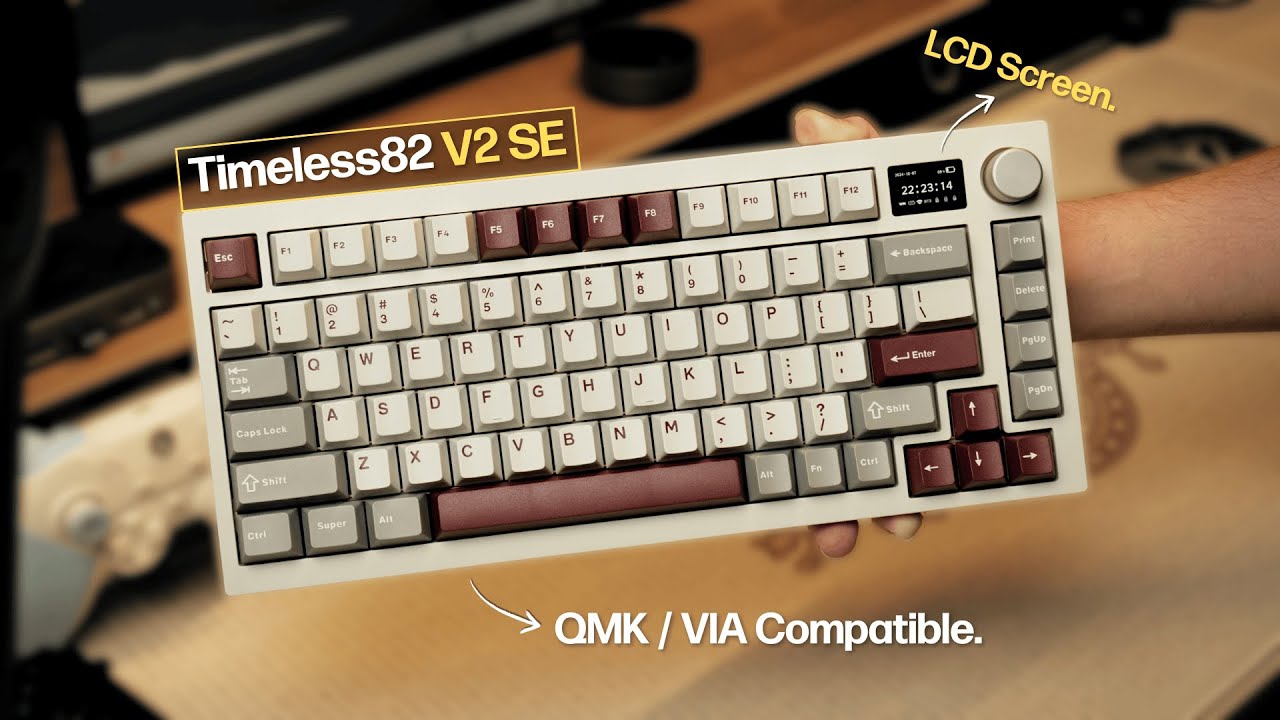 Keyboard 75% Wireless Lokal TERBAIK, Gak Perlu Beli Custom Keyboard !! (Review Noir Timeless82 V2)