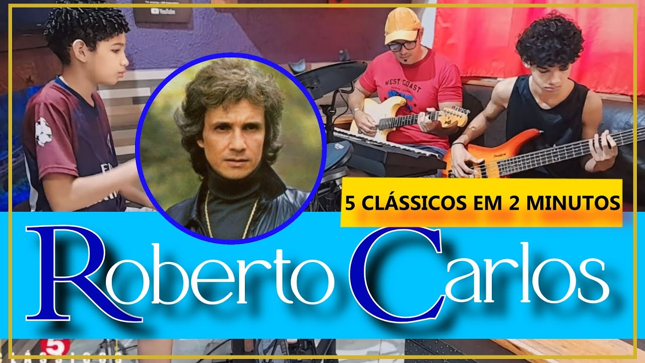 ROBERTO CARLOS - 5 clássicos em 2 minutos.