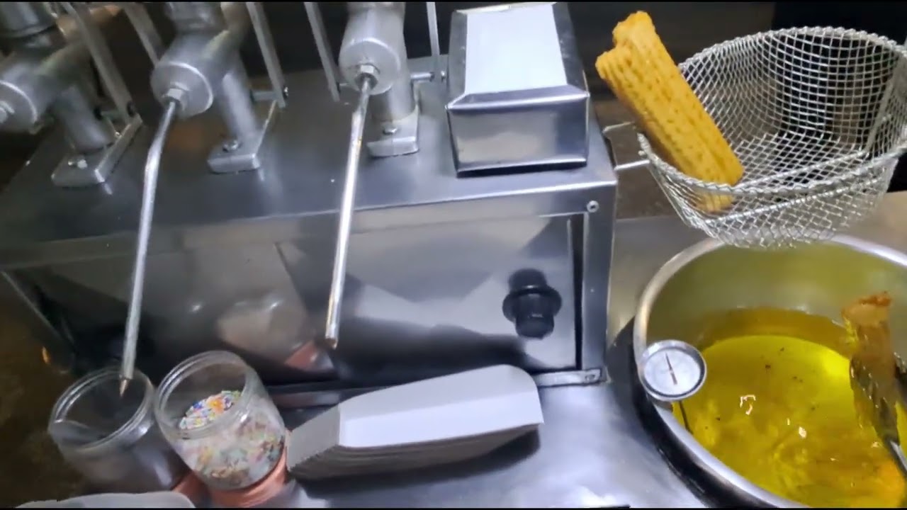 Como é vender churros na rua