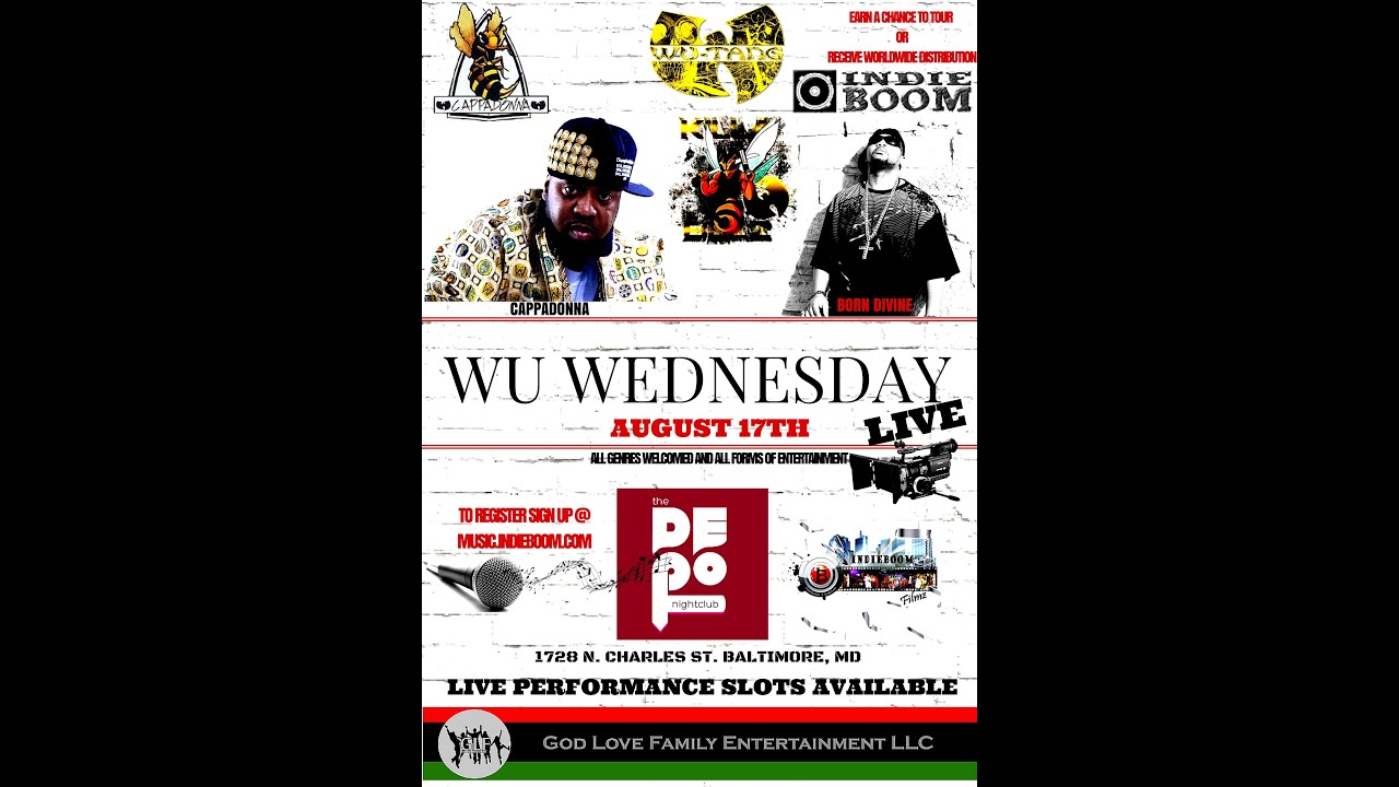 WU WEDNESDAY LIVE @ THE DEPOT