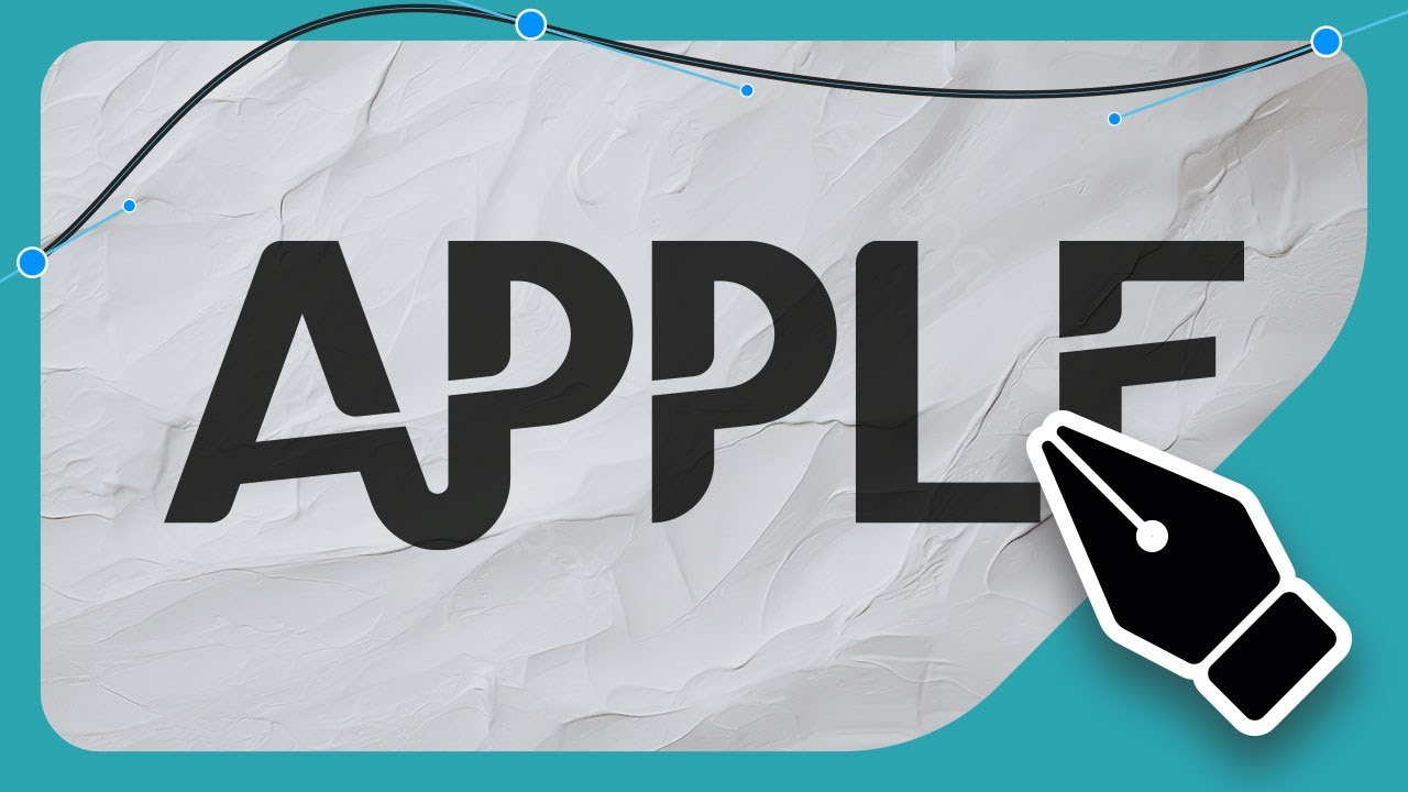 Perfect Letters, No Fruit 🍎 | Minimal Logotype Design — Speed Art Timelapse