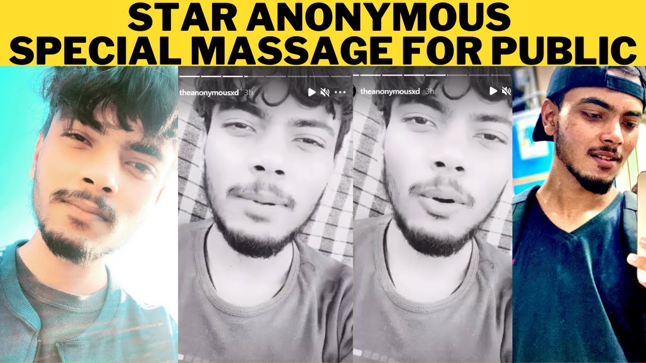 Star anonymous special massage for Public | @StarAnonymousGames @StarANONYMOUS | Esports Pakistan