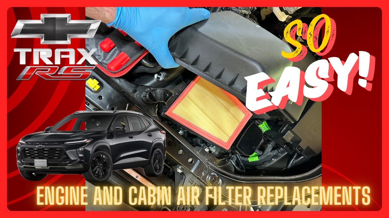 Engine & Cabin Air Filter Replacement on a 2024 Chevrolet Trax