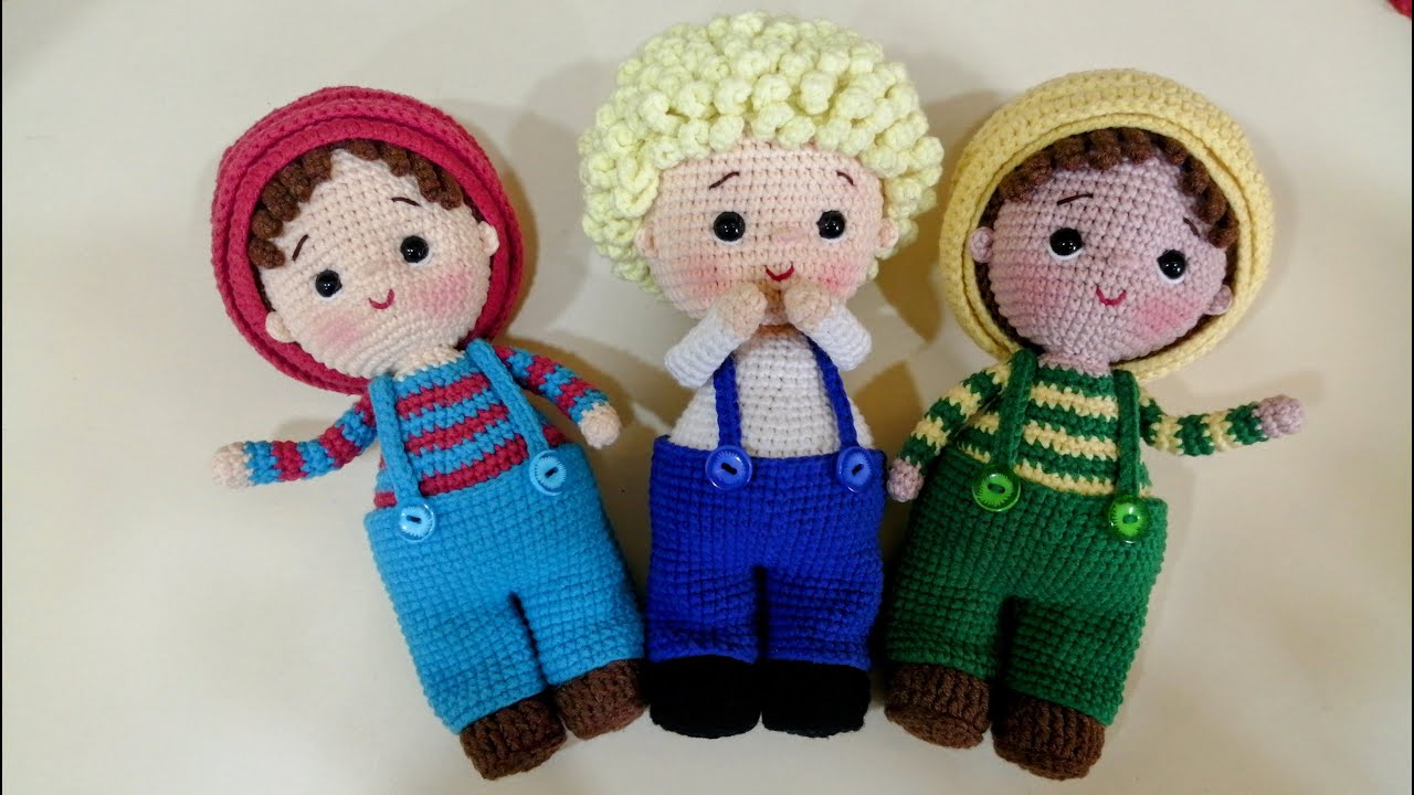 دمية ولد بندق كروشيه (3\3) | باترون بندق اميجرومي سهل وبسيط #amigurumicrochet #كروشيه #crochet