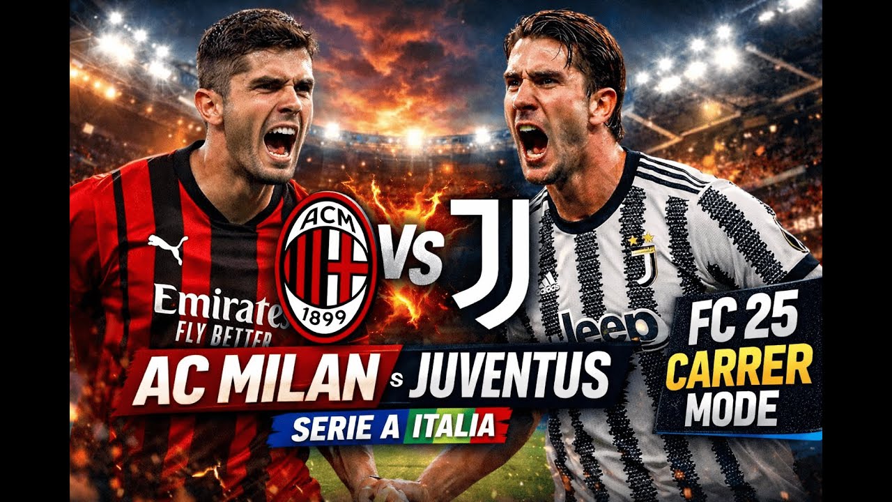 AC Milan vs Juventus | FC 25 AC Milan Career Mode #5