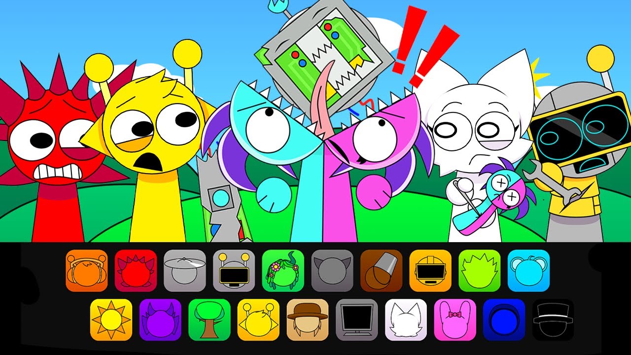 Incredibox Sprunki But SEMIHEMI Keeps Killing CASI!  NEW Pyramixed The Murders!