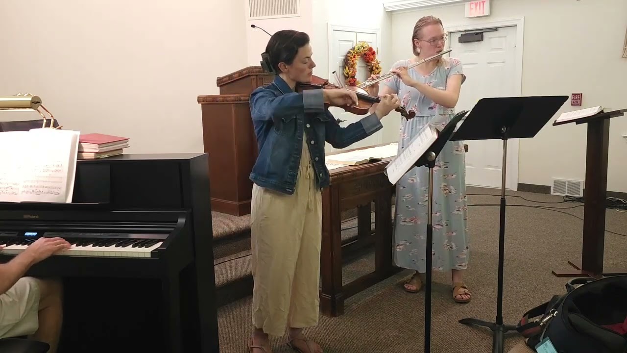 There Is A Fountain for flute, violin, piano (arr. Larry Shackley)