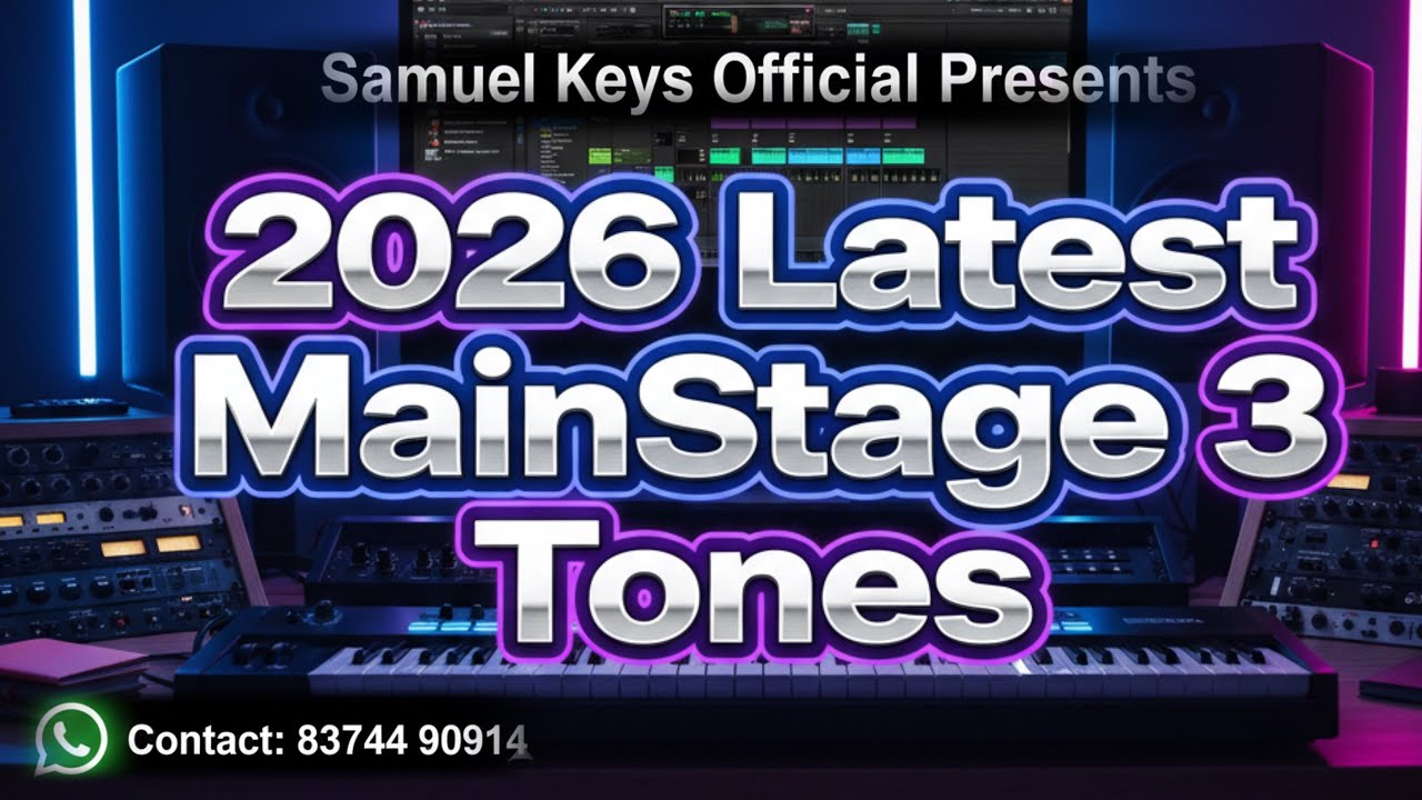 2026 Indian Tones Pack for MainStage 3 | SWAM | SwarPlug | Kontakt 8 | Counters & Harmonics..
