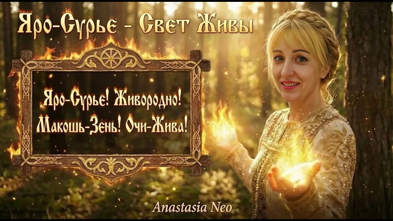 Яро-Сурье &mdash; Свет Живы ☀️ Славянская Мантра-Молитва 🔥 Агмы и Активация Солнечной Энергии