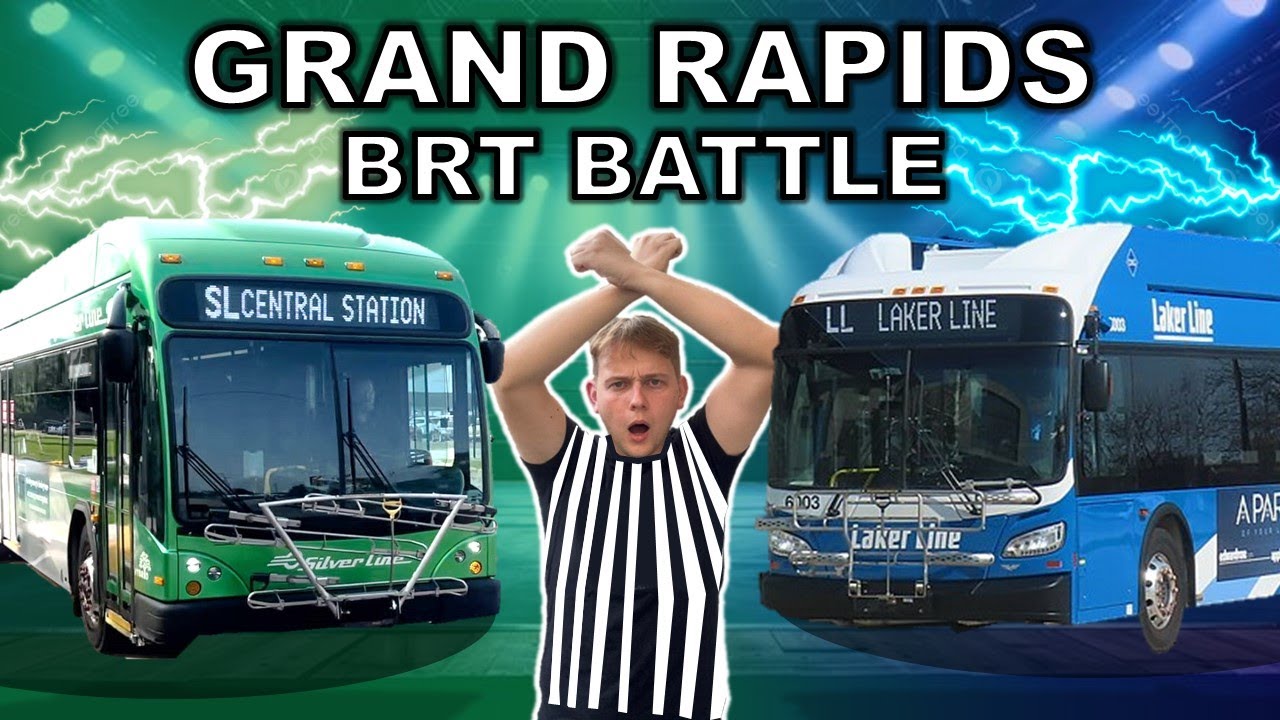 Which BRT is better? Silver Line or Laker Line in Grand Rapids