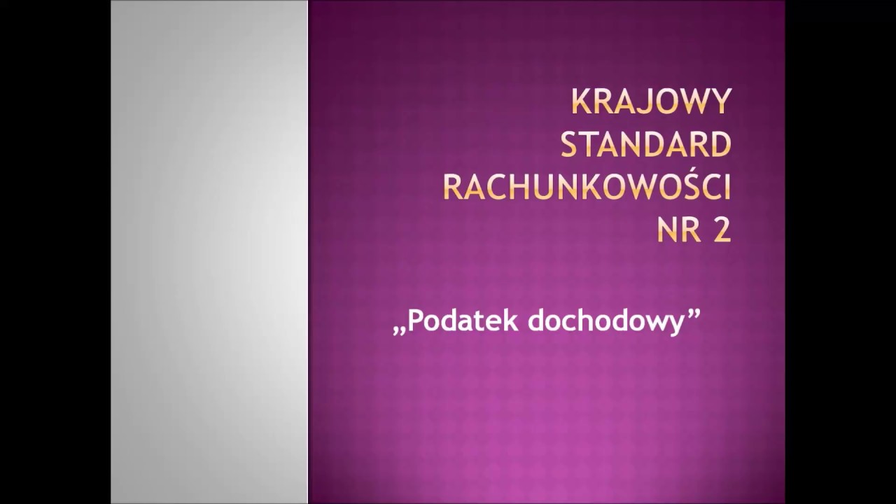 ✅✅✅ Wstęp do zagadnienia odroczonego podatku dochodowego