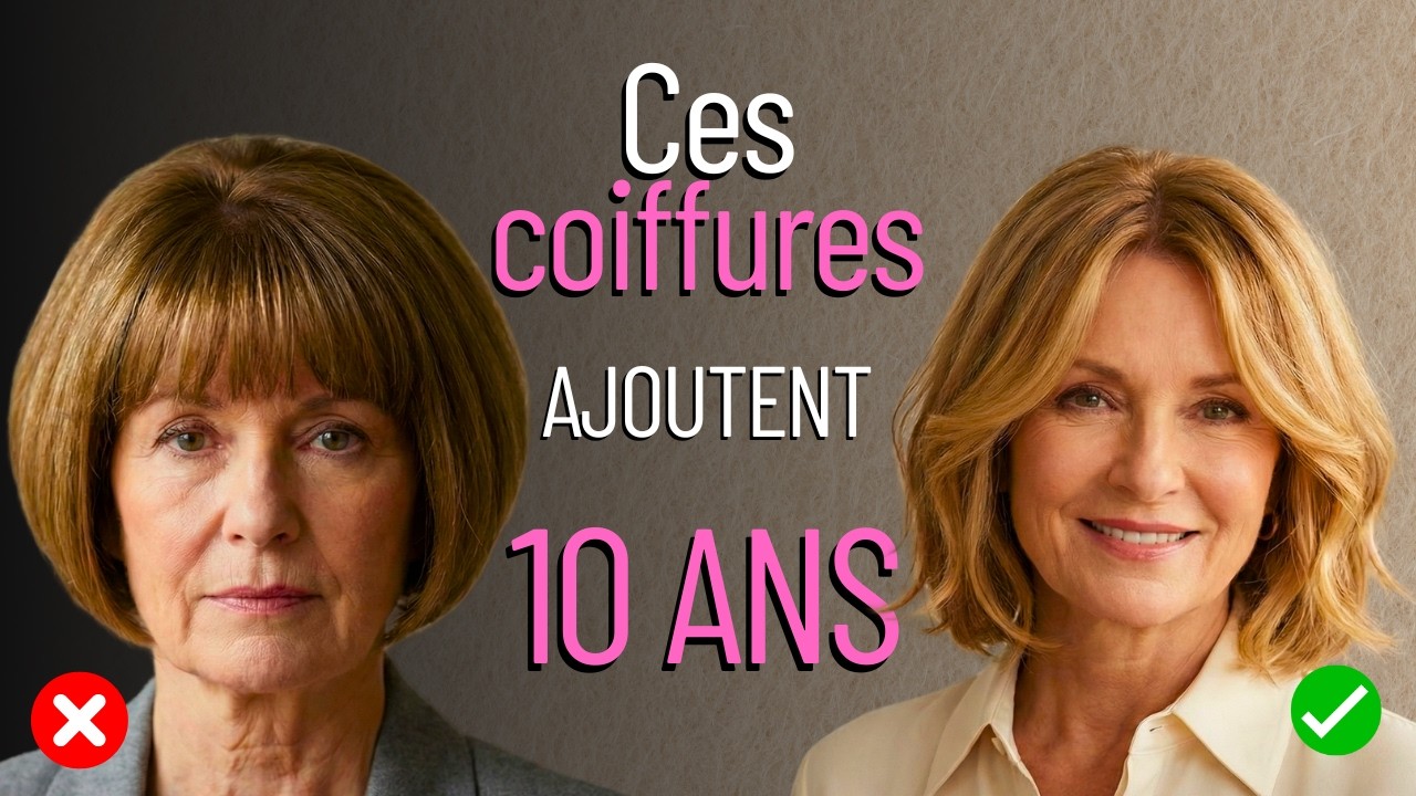 Ces COIFFURES te vieillissent de 10 ANS sans que tu t’en rendes compte