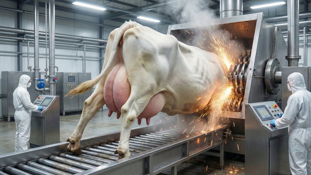 Inside the Cow Factory - Advance Cow Meat Automated Milk to Mega Profit ( Full Process )