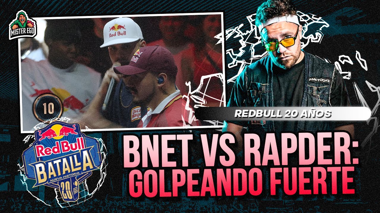 BNET HACE PURÉ DE MEXICANO *BNET VS RAPDER* #REDBULL20AÑOS Reacción